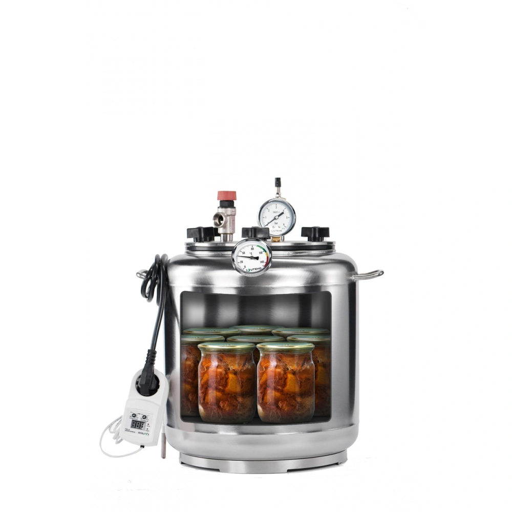 Автоклав бытовой А8 electro, универсальный на 8 банок, электрический из нержавеющей стали Киев - изображение 2