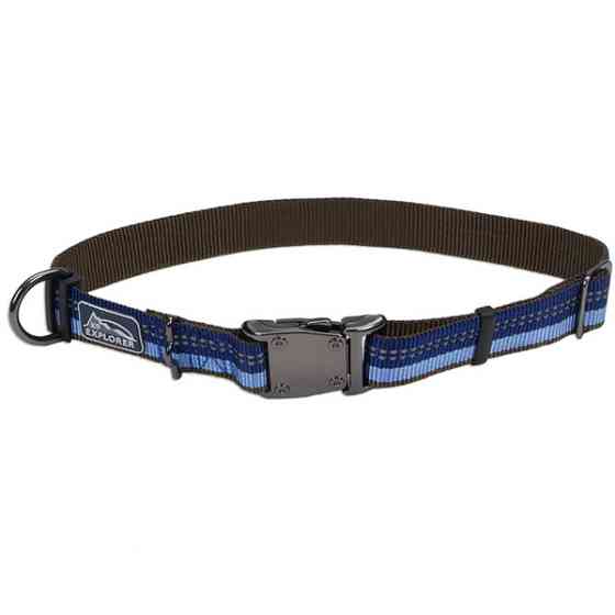 Coastal K9 Explorer Collar КОСТАЛ К9 ЭКСПЛОРЕР светоотражающий ошейник для собак, 2.5х46-66см Киев