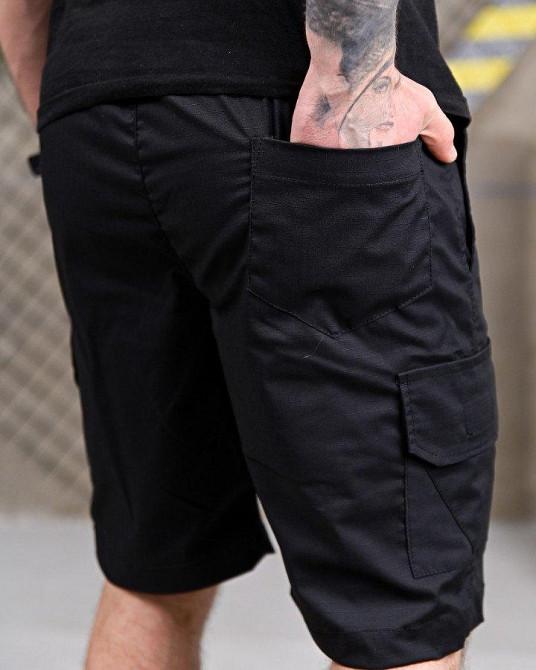 Тактические шорты черные 7.62 ПП7472 Одесса - изображение 4
