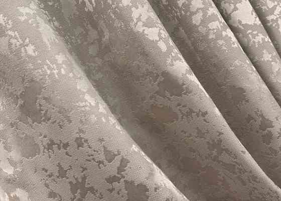 Комплект коротких штор VR-Textil Льон мармур Pavliani VO № 1717ш сіро-бежевий 130х170 см 2 шт (35-0343) Київ