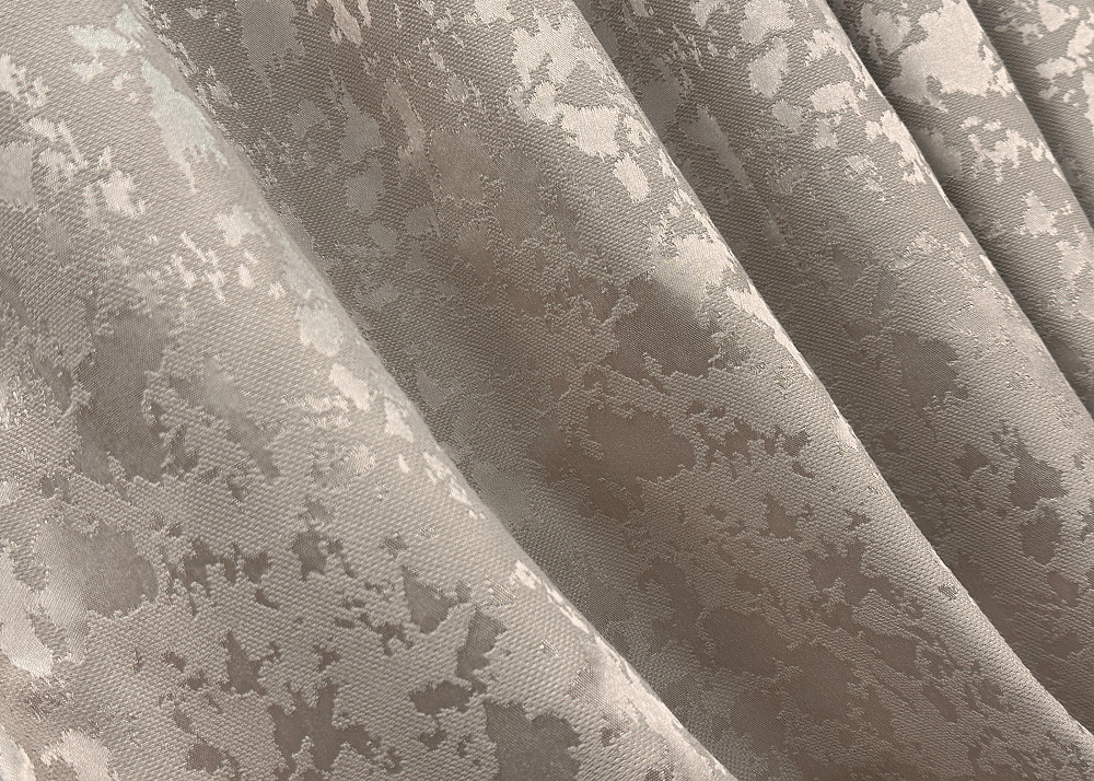 Комплект коротких штор VR-Textil Льон мармур Pavliani VO № 1717ш сіро-бежевий 130х170 см 2 шт (35-0343) Київ - фото 5