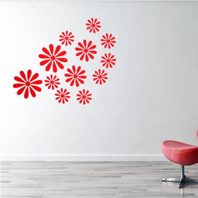 Цветочки на скотче красные - 12шт. Киев - изображение 2