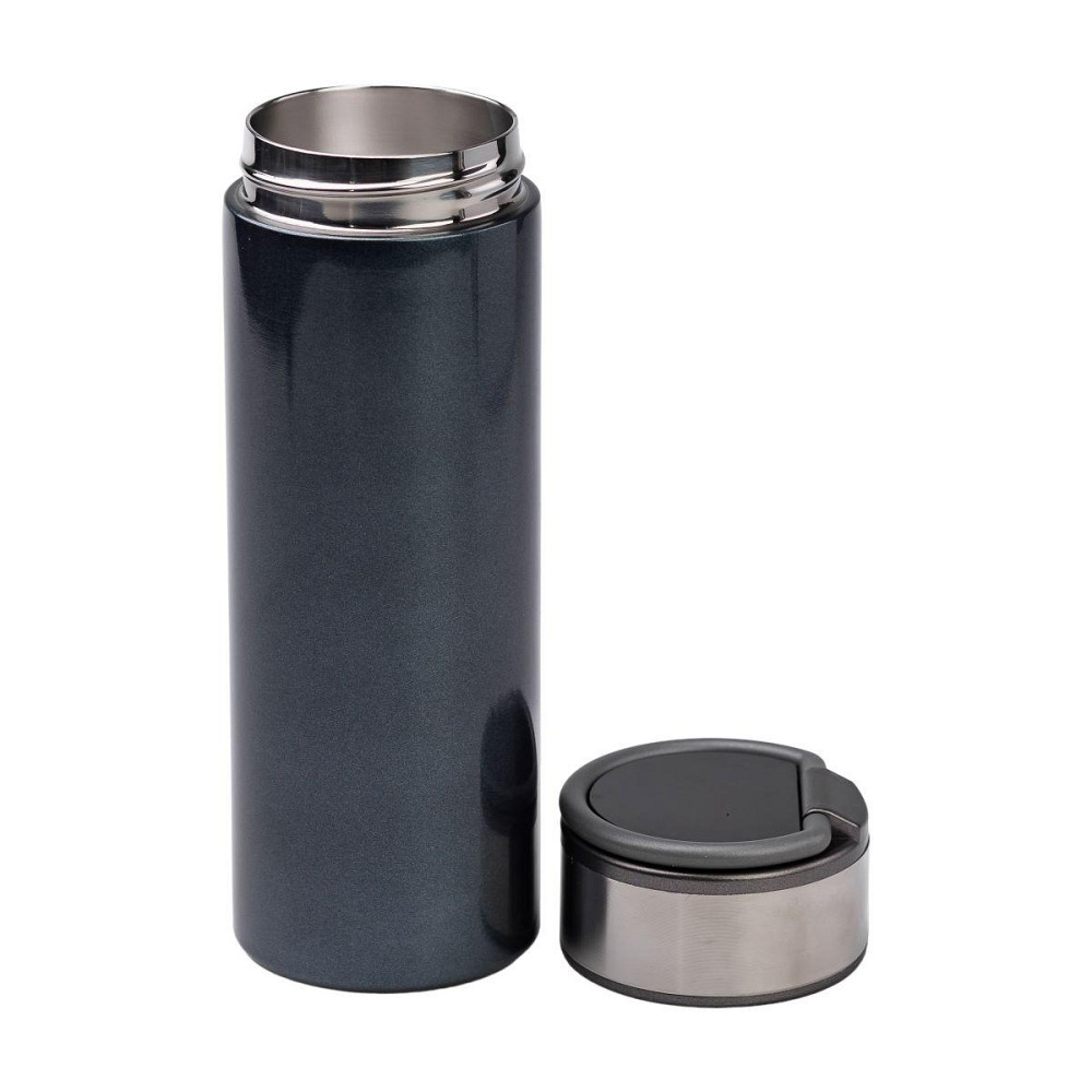 Термос с термометром 530 мл, синий Киев - изображение 1