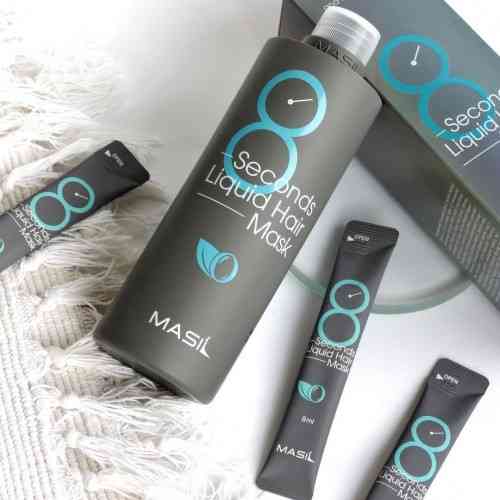 Маска для профессионального восстановления поврежденных волос 8 seconds salon liquid hair mask Masil 100 мл Киев