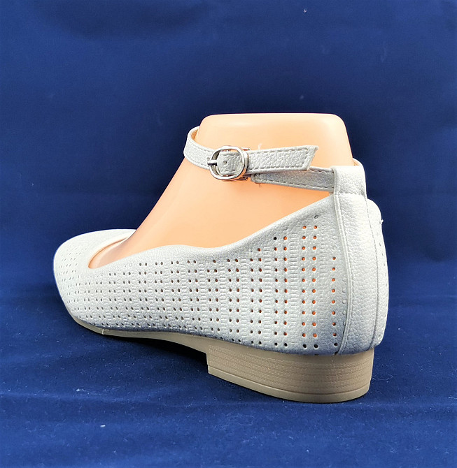 . Жіночі Балетки Білі Мокасини Туфлі (розміри: 37,38) — 80-5 Дніпро - фото 4