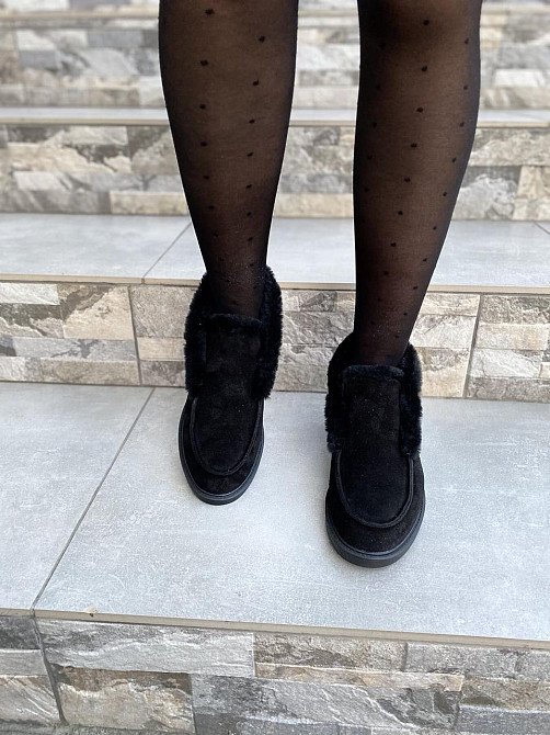 Daragani Черевики жіночі Daragani чорні натуральна замша зима 37-40р. (4245) Коломия - фото 10