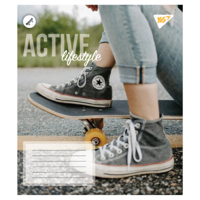 Зошит Yes Active lifestyle А5 48 аркушів клітинка (767712) Вінниця - фото 5
