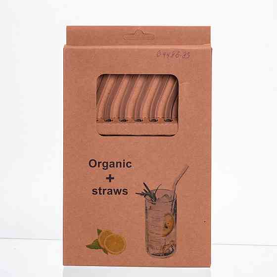 Многоразові скляні трубочки з щеточкою для напоїв (9 шт) Київ