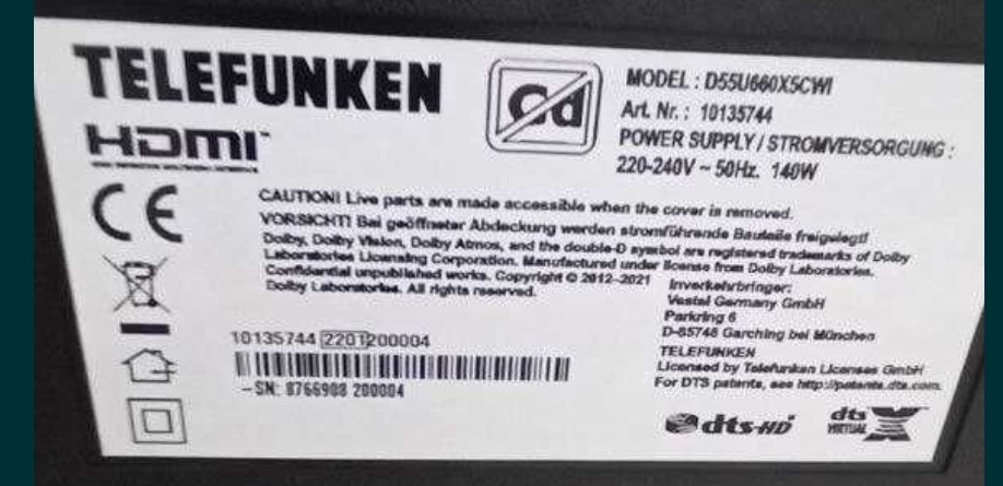 Телевизор Безрамный: 55