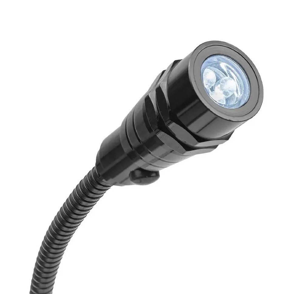 Лежак пластиковий підкатний на 6-ти колесах з ліхтарем на гнучкому подовжувачі 40'' (1050х490х95мм) ROCKFORCE Одеса - фото 4