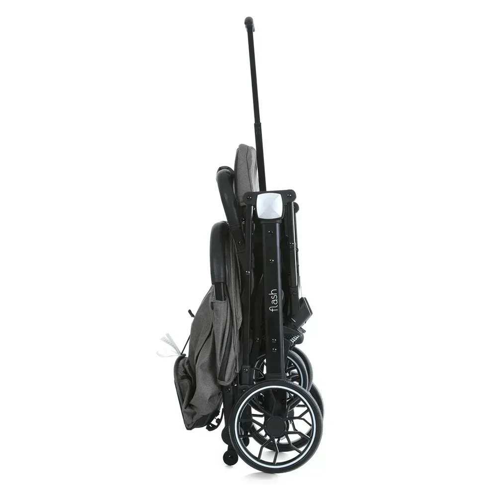 Коляска дитяча FLASH Chocolate прогулянкова з чохлом на ніжки Коричнева (M 5727-1) Чернигов - изображение 10