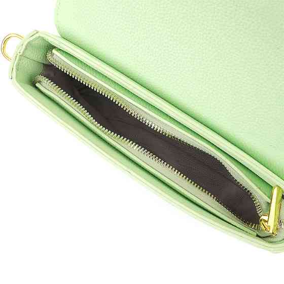 Напівкругла жіноча сумка з екошкіри Vintage sale_15148 Салатовий Київ