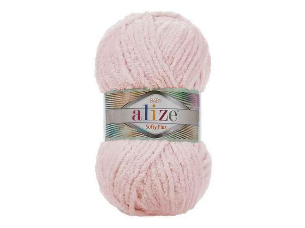 Пряжа Softy Plus 161 5шт/уп пудра 100% мікрополіестер 100г 120м ТМ Alize Київ - фото 1