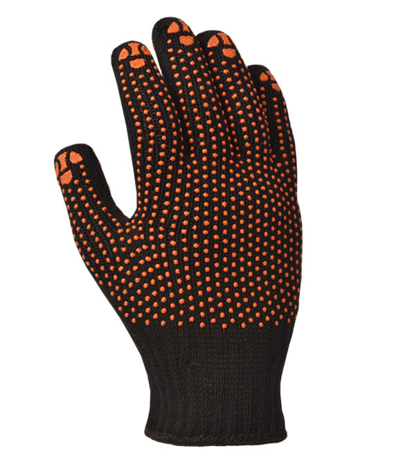 Перчатки трикотажные защитные с ПВХ рисунком Doloni Стандарт 10316 р.10 Ровно - изображение 3