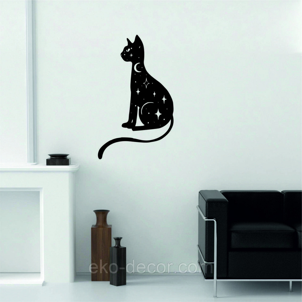 Декоративне настінне 3D Панно «Кіт» Декор на стіну з об'ємом Київ - фото 8