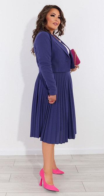 Красивый костюм с юбкой плиссе (44) Киев - изображение 3