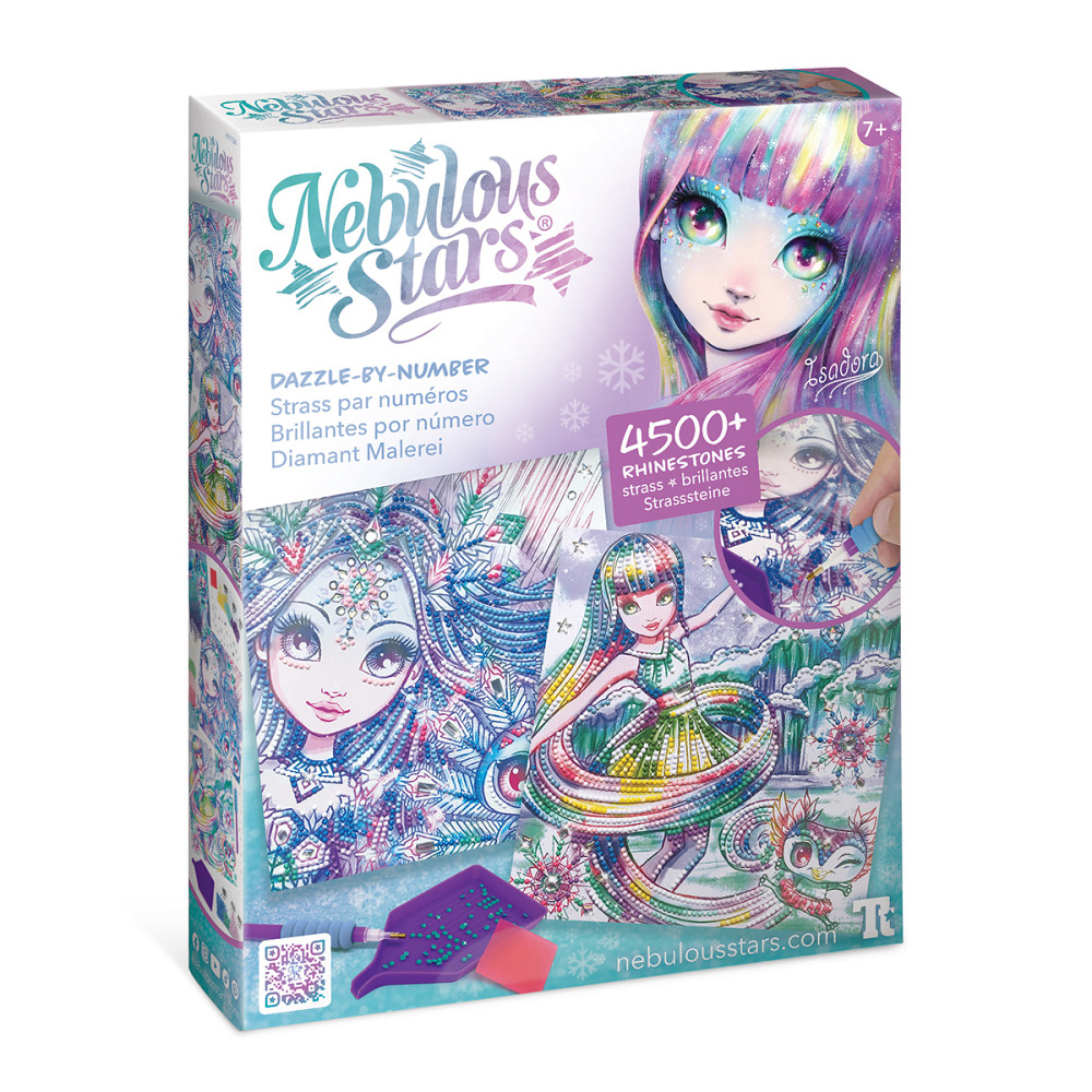 Набір для творчості з алмазною мозаїкою – Морозне сяйво Дніпро - фото 1