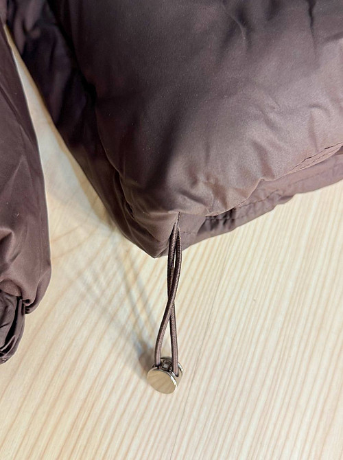 Куртка жіноча Lady Yep 10005 дута пуффер з капюшоном коричнева, коричневий, 46 Київ - фото 5