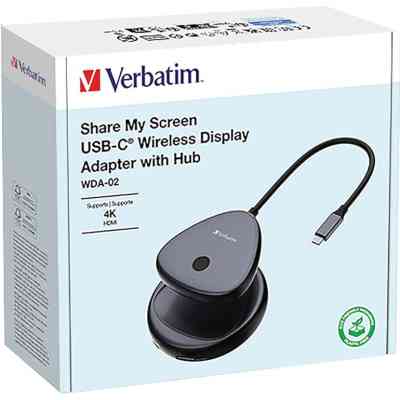 Адаптер Share My Screen 4K USB-C with WDA-02 Verbatim (32147) Вінниця