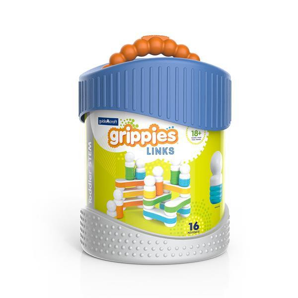 Магнітний конструктор Guidecraft Grippies Links, 16 деталей (G8317) Харьков - изображение 8