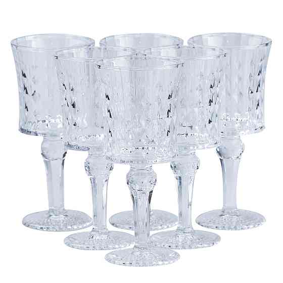 Винтажні бокали для вина, 6 шт, 200 мл Київ