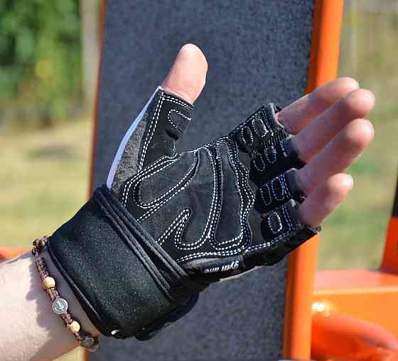 Рукавички для фітнесу Power System PS-2850 Raw Power Black/White XL Луцьк