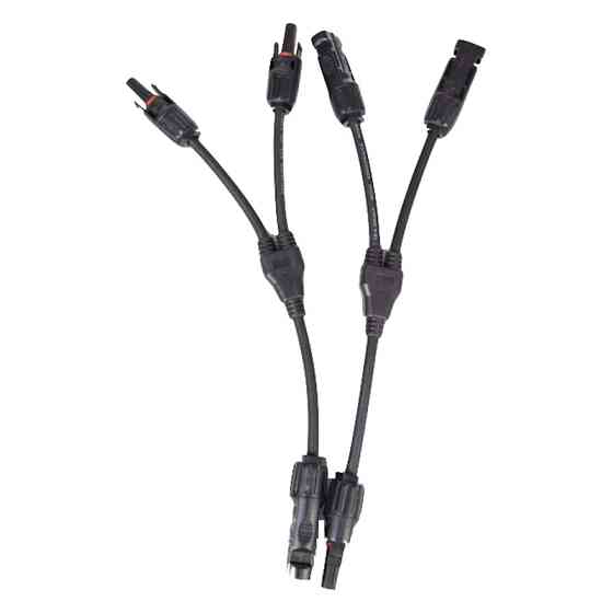 Кабель EcoFlow Solar MC4 Parallel Connection Cable (Чорний, 0.3м) Николаев
