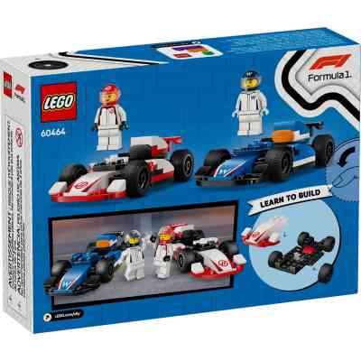 Конструктор LEGO City Автомобили для гонок F1 команд Williams Racing и Haas F1 (60464) Винница