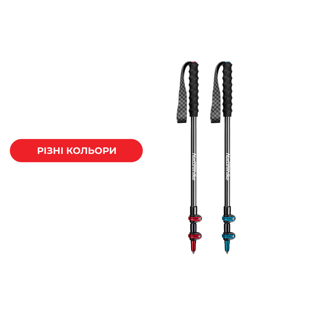 Трекінгова палиця Naturehike ST10 NH19S010-T, 120 см, блакитна Київ - фото 8