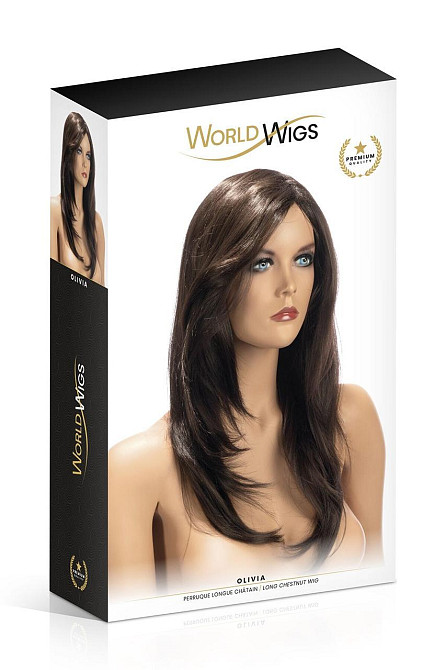 Перука World Wigs OLIVIA LONG CHESTNUT Sex Aura Київ - фото 2