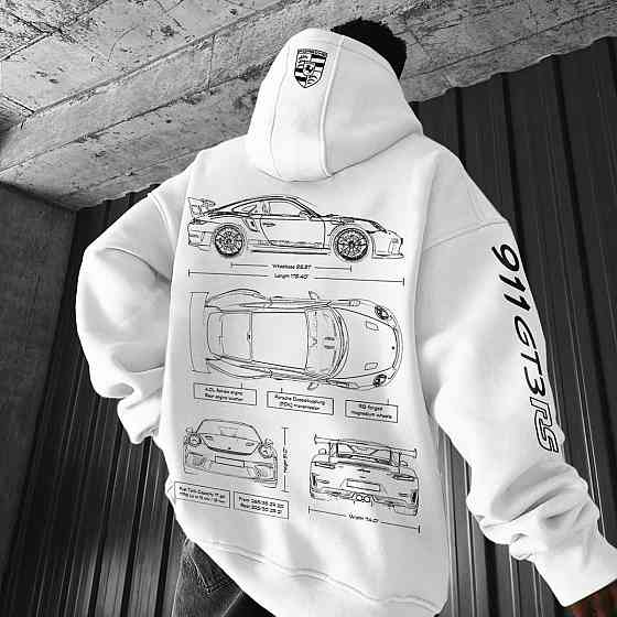 Худі, біла толстовка чоловіча, світшот 2702804587 розмір 44 Дніпро