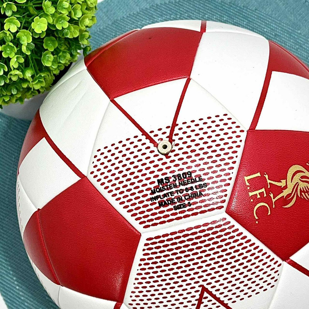 М'яч футбольний розмір 5 430-450г ламінований Біло-Червоний (MS 3809) Чернигов - изображение 5