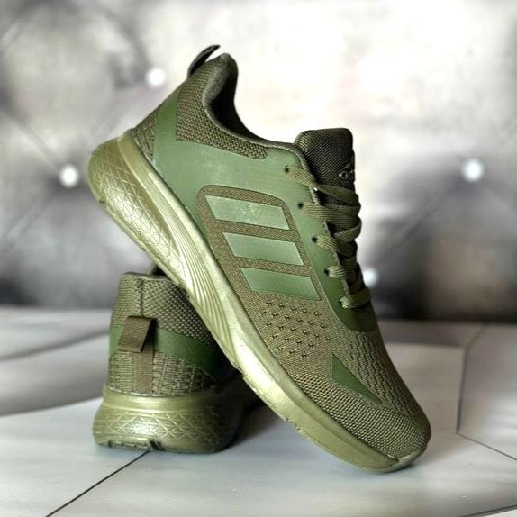 Кросівки Adidas Зелені Адідас BOOST Колір Хакі Чоловічі (розміри: 36,37,38,39,40) Дніпро - фото 1