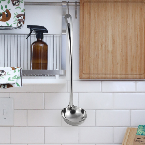 Ополоник нержавіюча сталь 33см/d9см з ручкою 4343 KAMILLE Житомир - изображение 4