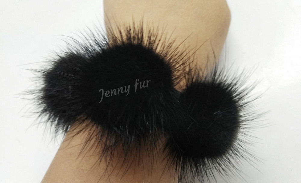 Гумка хутряна на волосся на гульку з норки Харків - фото 6