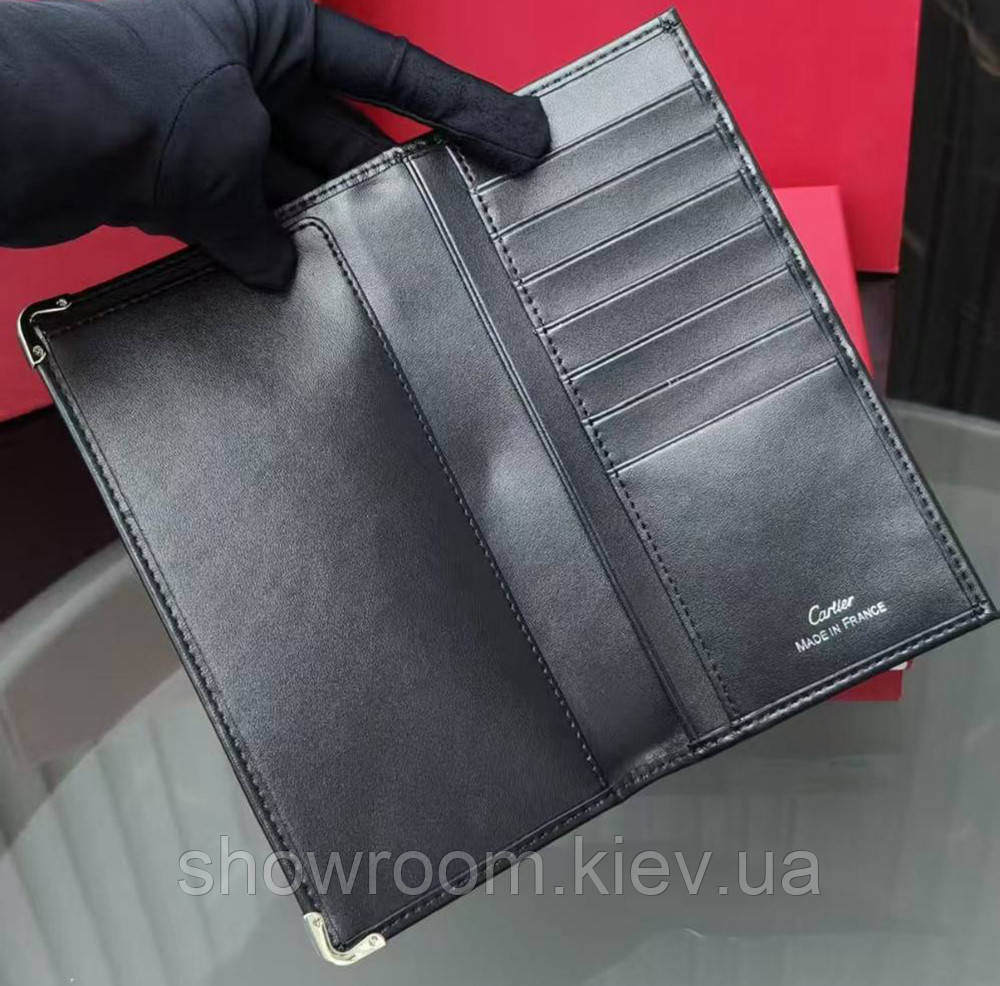 Мужской брендовый вертикальный кошелек Cartier (1020) Киев - изображение 7