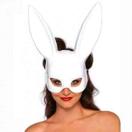 Маска Кролик PlayBoy Lux (біла) Київ