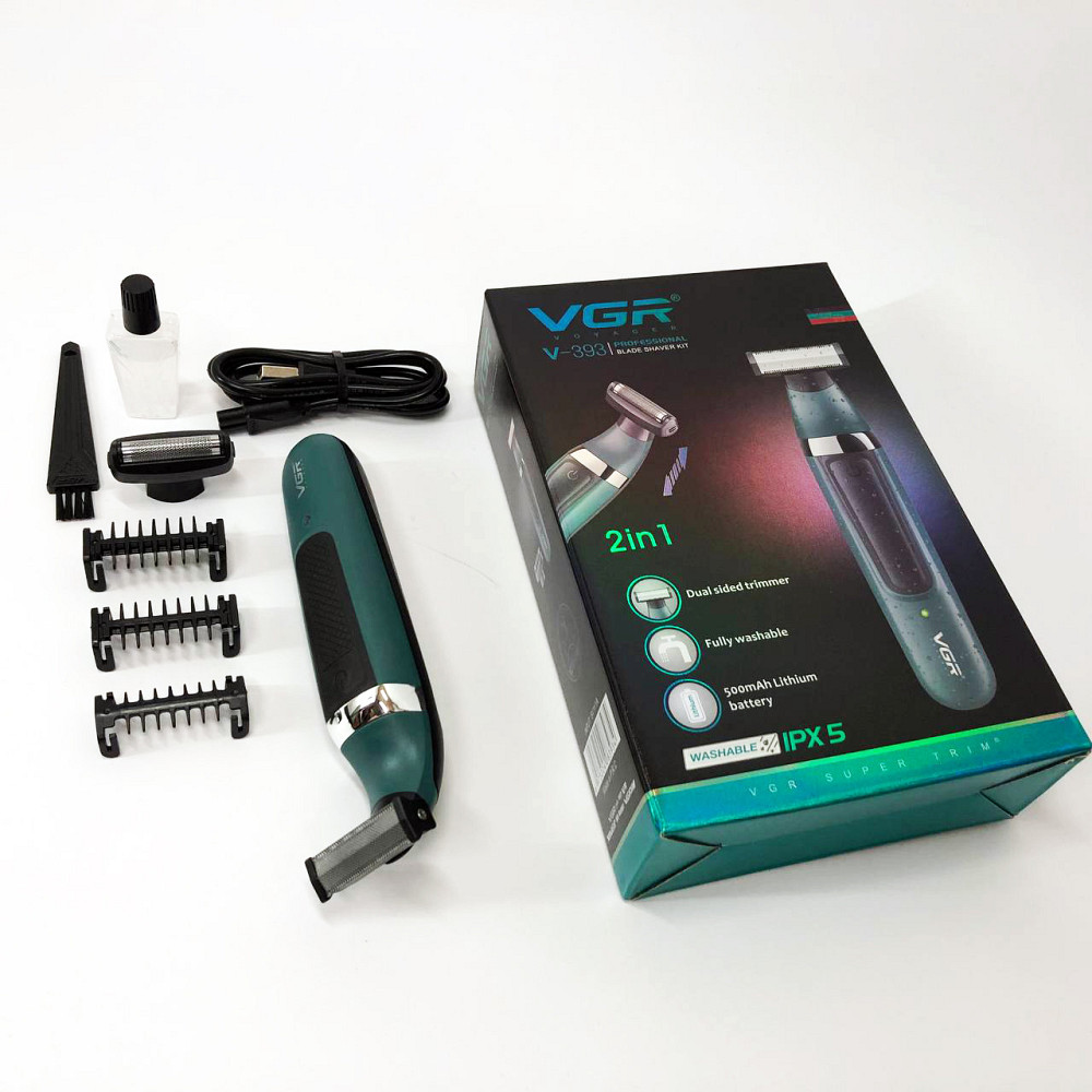 Профессиональная электробритва VGR, Бритва мужская электрическая аккумуляторная электробритва FQ-80 Львов - изображение 2