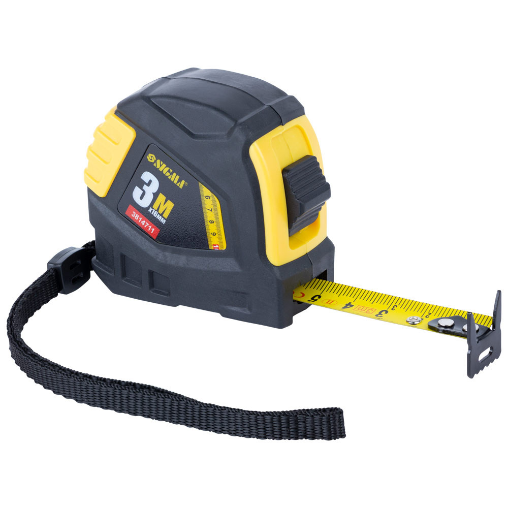 Sigma Рулетка обрезиненная 3м×16мм SIGMA (3814711) Київ - фото 1