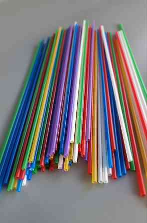 Трубочка Соломка алкогольна пряма d3 25см Махито мікс (500 шт) Харків