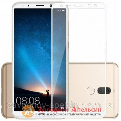 Защитное стекло Huawei Mate 10 lite (51091YGH) Full Glass white Одесса - изображение 1