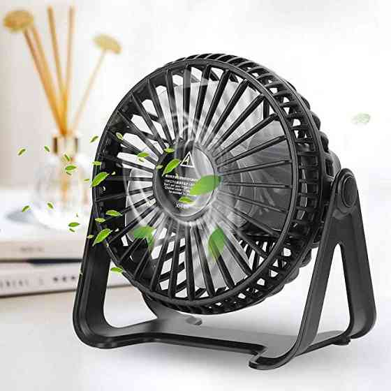Настільний вентилятор USB Mini Fan XH-08 з акум. (WX6506) різні кольори Дніпро