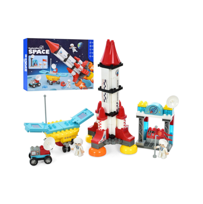 Дитячий конструктор "Космічна ракета" Bambi 5455 126 деталей Вінниця - фото 2