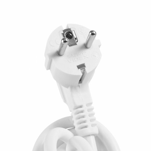 Мережевий подовжувач із заземленням 6 розеток 3м з кнопкою білий VF-PD63G-W Oncord Videx Житомир - фото 9