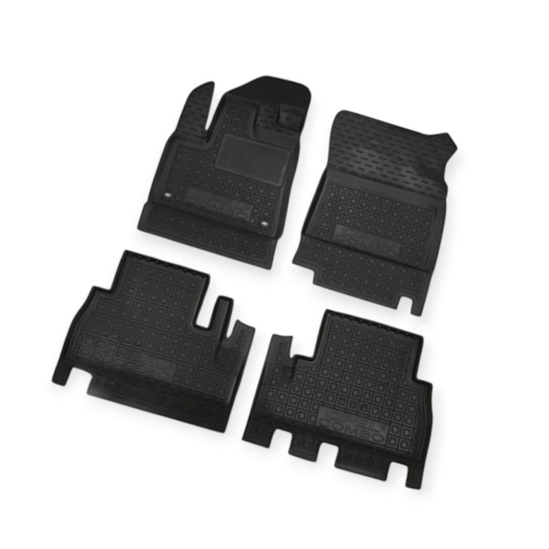 Килимки Опель combo 2019-> top (з підлокітником) борт 2,5 см, з перемичкою салону Мукачево - фото 1