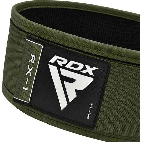 Пояс для важкої атлетики RDX RX1 Weight Lifting Belt Army Green S Каменское