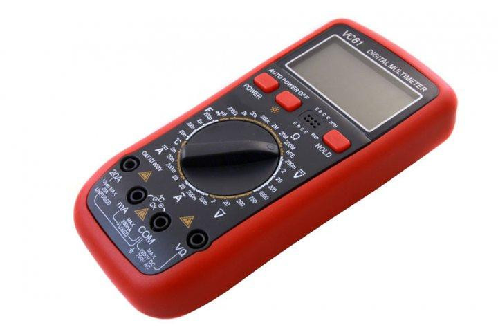 Портативный мультиметр тестер VC-61 (Красный с черным) Киев - изображение 1