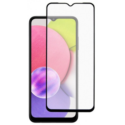 Скло захисне Dengos Full Glue Samsung Galaxy A03 (black) (TGFG-201) Вінниця - фото 2