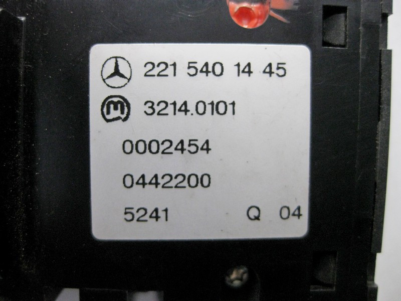 Mercedes-Benz  A2215401445 Кнопка керування гальмом стоянки S-Class W221 CL C216 Одесса - изображение 4