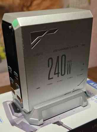 Зарядний пристрій GaN Asometech 240W PD 3.1 (6 портів) Харків